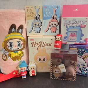 Labubu & Stitch Bundle- Gift Set- All Sealed Boxes-NEW
